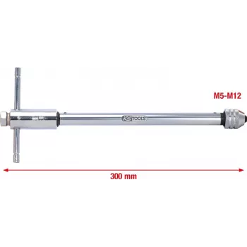 Supporto per utensili KS Tools 331.0675 con testa a cricchetto reversibile, 320 mm