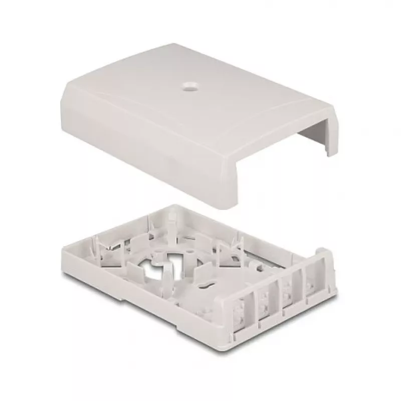 Presa a parete Keystone DeLOCK 67053, 4 porte, bianco