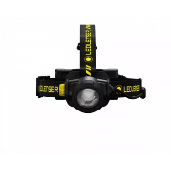 Torcia frontale Led Lenser H15R Work nera gialla