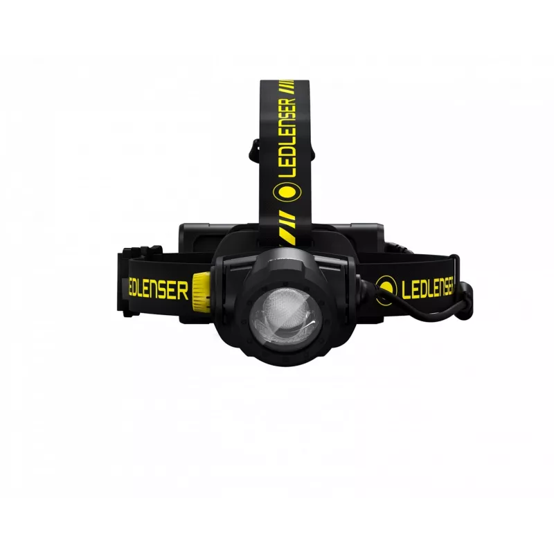 Torcia frontale Led Lenser H15R Work nera gialla