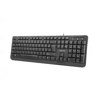 Tastiera NATEC TROUT SLIM USB, layout US, nero