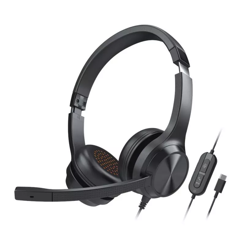 Creative 51EF0980AA000 Chat cuffie con microfono USB on-ear con filo stereo nero