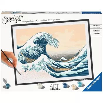 Set di pittura Ravensburger CreArt ART Collection La grande onda Hokusai 23690 — set artistico di pittura con i numeri