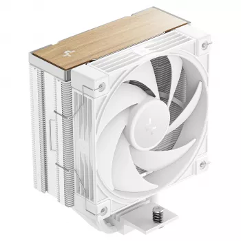 Dissipatore ad aria DeepCool AK400 G2 WH, ventola da 120 mm, pressione aria max 3,33 mmH₂O, 92×132×156 mm, bianco