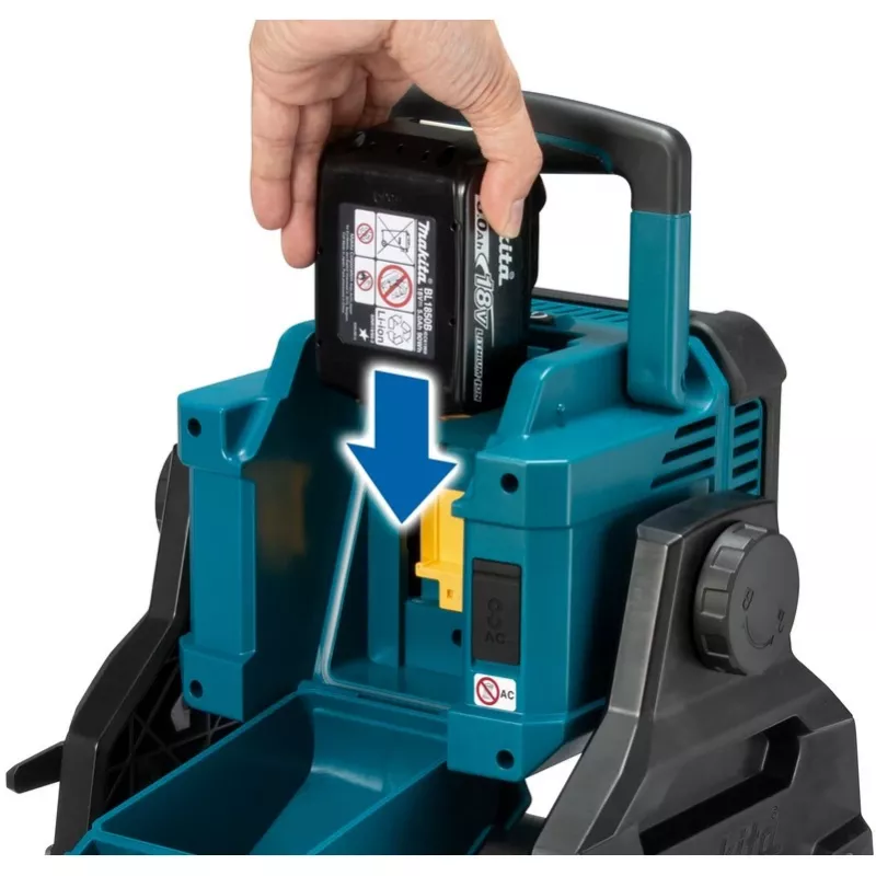 MAKITA LAMPADA 18V/14,4V DML811 LED 1800lx/3000lm +ALIMENTATORE