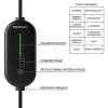 Caricabatterie mobile per auto elettriche, Type2, 3,5 kW, 5 m