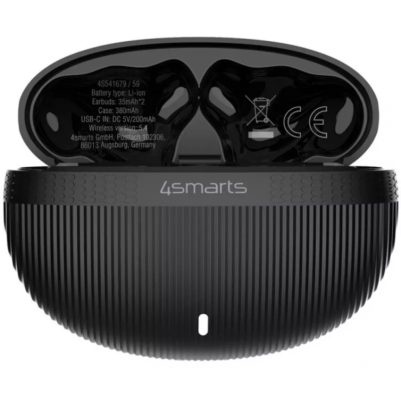 Headset 4smarts SkyBuds Pro ANC True Wireless Stereo Bluetooth nero