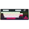 LORGAR KBP70TKLW, tastiera da gaming meccanica TKL wireless Pro, nero/rosso, layout EN