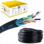 Cavo di rete Extralink doppino intrecciato CAT6 FTP (F/UTP) V2 per esterno 305 m nero
