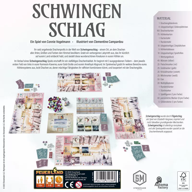 Schwingenschlag, gioco da tavolo