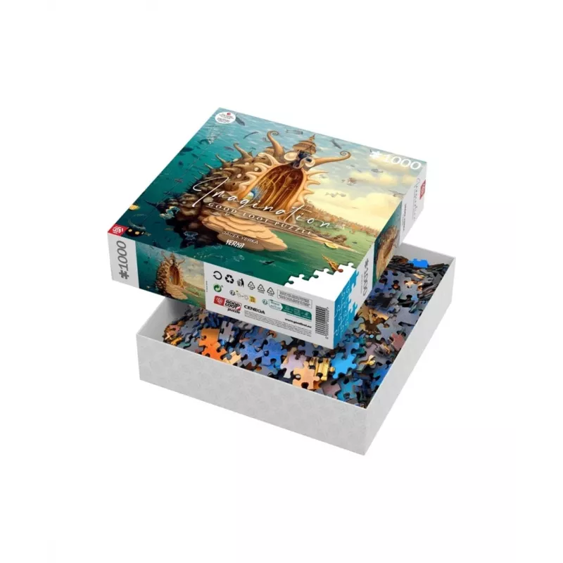 Puzzle Good Loot Cenega Imagination 1000 pezzi, larghezza 680 mm, arte
