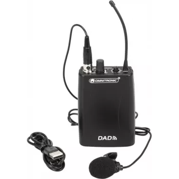 Trasmettitore wireless Omnitronic 863–865 MHz modello 13106979 per sistemi audio