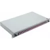 Cavo di rete Helos fibra ottica scatola di giunzione 19 pollici 24 x LC Duplex OM4 preassemblata grigio 375560