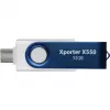 Xporter X550 32GB, unità flash USB blu/bianco, USB-A e USB-C 3.2 Gen 1