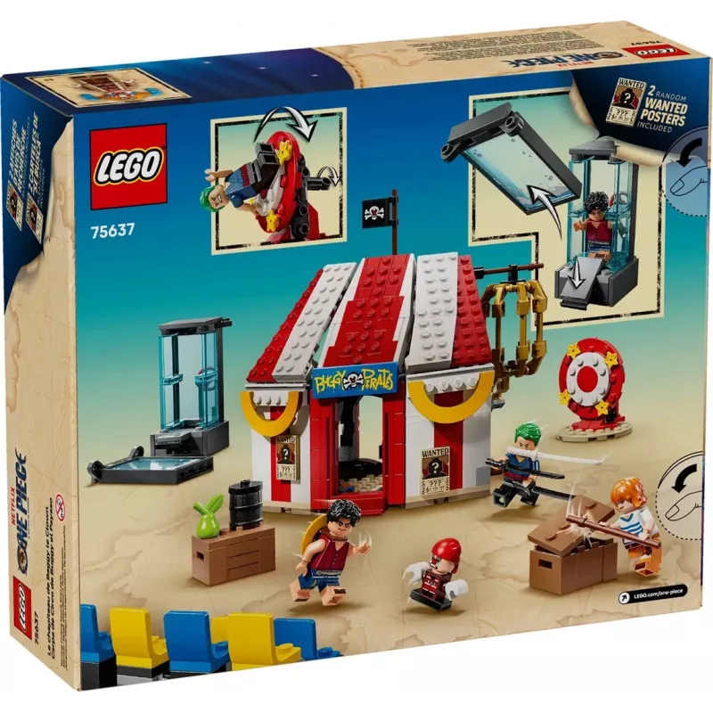 Set giocattolo LEGO Bricks Buggy der Clown Zirkuszelt 75637 — 573 pezzi, 4 minifigure, età 8+