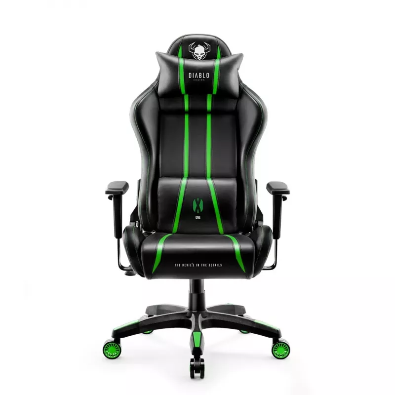 Sedia gaming Diablo X-One 2.0 Normal Size nero, verde