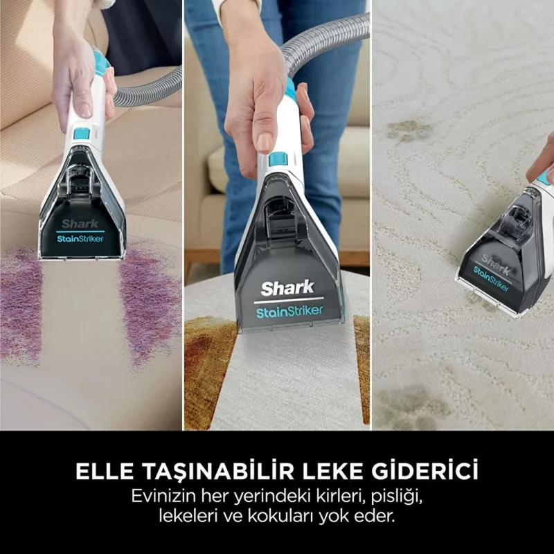 Sharkclean PX200EUT pulitore per tappeti portatile pulizia profonda/intermedia bianco
