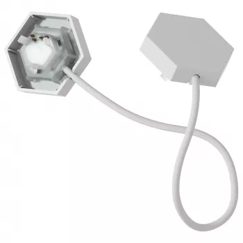 Connettore per illuminazione Nanoleaf Flex — bianco, cavo 0,24 m, confezione da 3