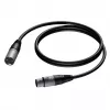 PROCAB cavo connettore maschio XLR su connettore femmina XLR 1m