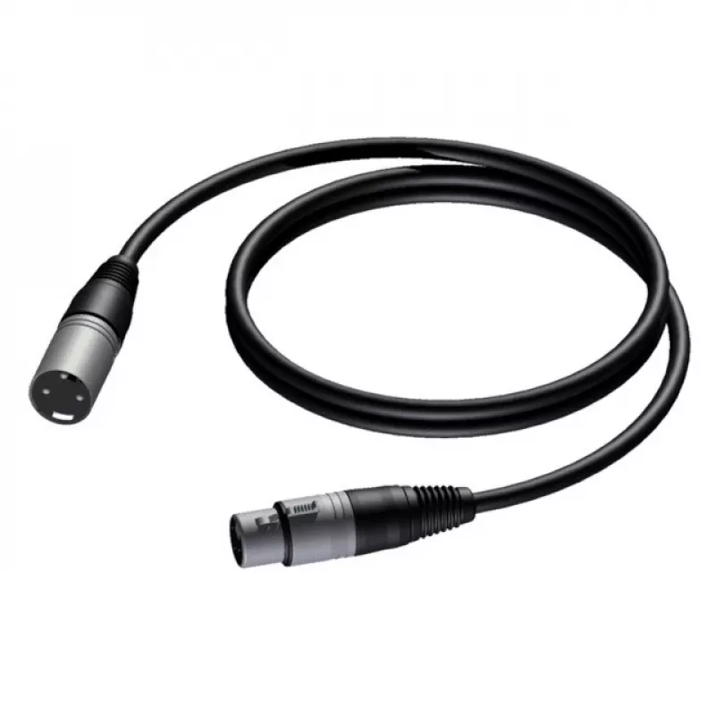 PROCAB cavo connettore maschio XLR su connettore femmina XLR 1m