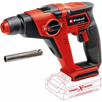 Einhell TE-HD 18/12 Li - Solo. Tipo di pinza: SDS Plus, colore prodotto: nero, rosso. Diametro di foratura nel calcestruzzo (max): 1,2 cm, velocità a vuoto