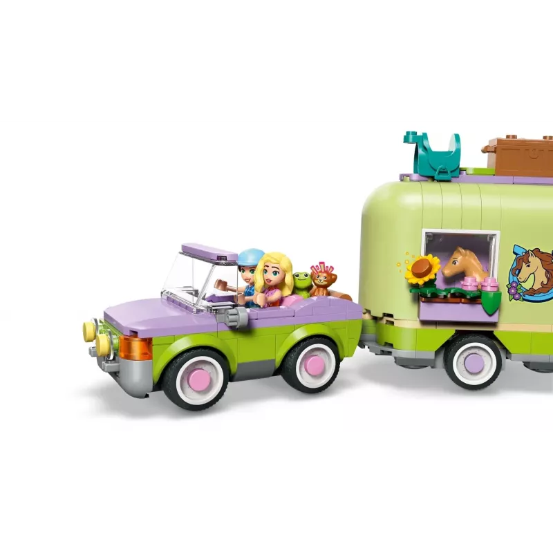 LEGO FRIENDS 42695 Rimorchio con cavallo e puledro