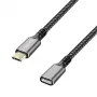 USB 3.2 Gen2 Type-C a USB-C/F, PD, 1m