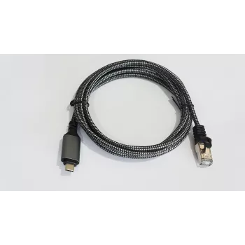 Cavo di rete AKTBXKS6USBC30B RJ-45 USB-C Cat.6 3 m nero