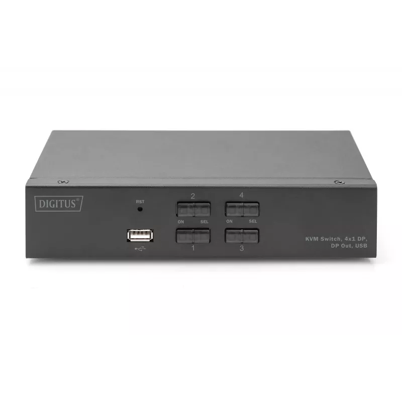Switch KVM Digitus DS-12891 4x1 DP USB 4K Ultra HD