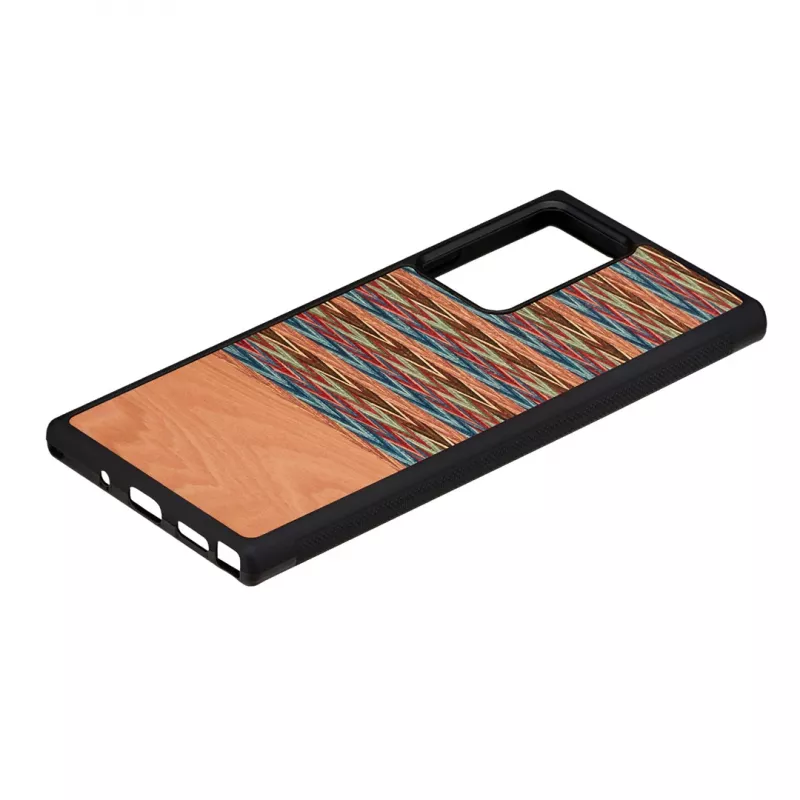 Custodia per smartphone man and wood Galaxy Note 20 Ultra marrone a quadri nero