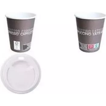 Franz Mensch 50 bicchieri da caffè monouso HYGOSTAR 0,2 l (400083)