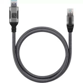 Cavo di rete Techly ICOC U3A-RJ45-010 nero, argento 1 m Cat6 F/UTP (FTP)
