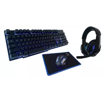 Tastiera e mouse inclusi Rebeltec SHERMAN Gaming USB QZERTY inglese nero