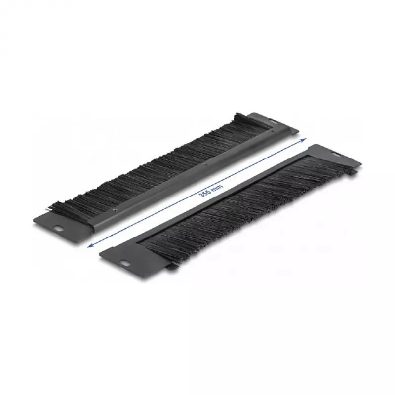 Barra con setole DeLOCK 66293 universale 350 x 55 mm nero