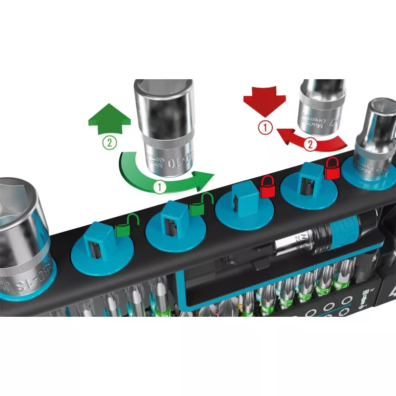 Hazet set di punte 2300SH-1 — set da 39 pezzi con punte a taglio, Phillips, Pozidriv, interne e Torx