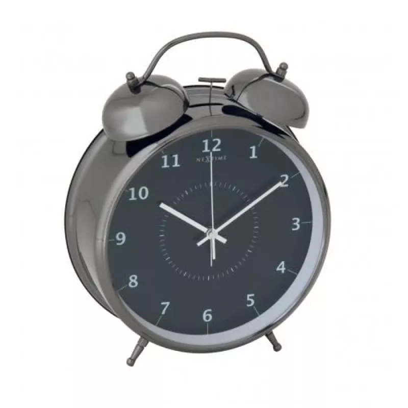 NeXtime orologio 5113zw Wake Up Alarm, 23x30, nero/turchese