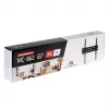 MACLEAN BRACKETS MC-862 supporto TV originale extra stabile regolabile montaggio semplice 26-55 40kg universale nero max Vesa 400x400