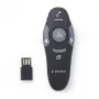 Presentatore wireless IR GEMBIRD WP-L-11, 4 pulsanti, ricevitore RF USB 2,4 GHz, nero, batteria AAA