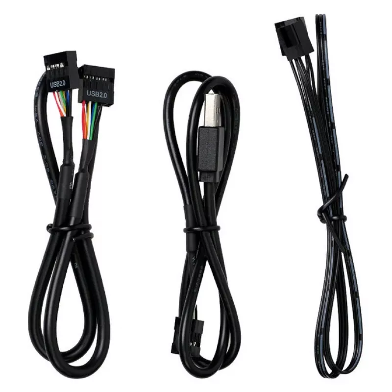 Hub USB e PWM Lian Li EDGE HUB EG-HUB01B — 4× USB, 6× connettori ventola PWM