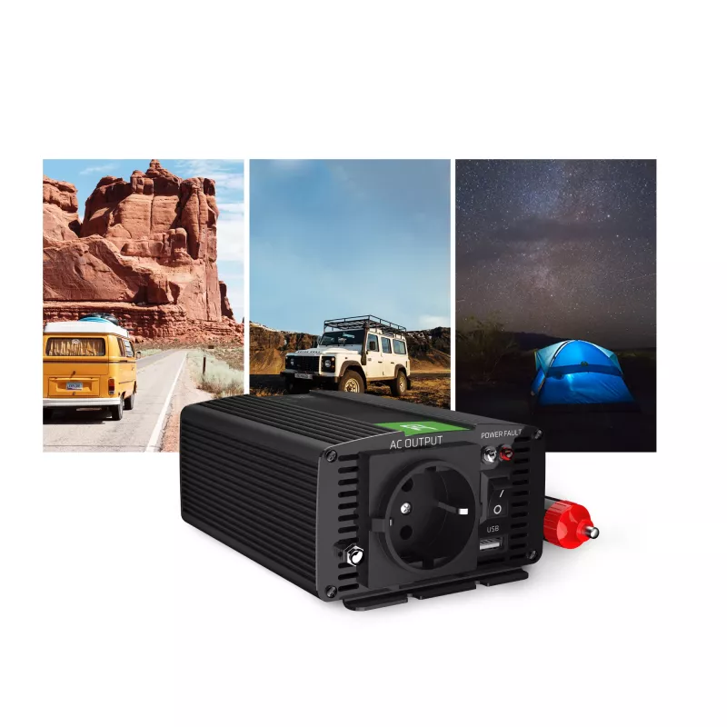 GREEN CELL convertitore di tensione auto 12V a 230V 150W/300W onda sinusoidale pura