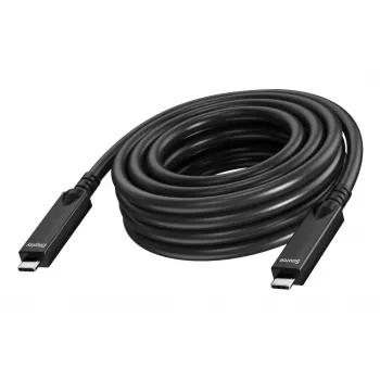 Vision - cavo USB - USB-C 24 pin (M) a USB-C 24 pin (M) - USB 3.2 Gen 1 / DisplayPort 2.1 - 3 A - 10,0 m - cavo ottico attivo (AOC), USB Power Delivery (60 W), supporto 4K 60
