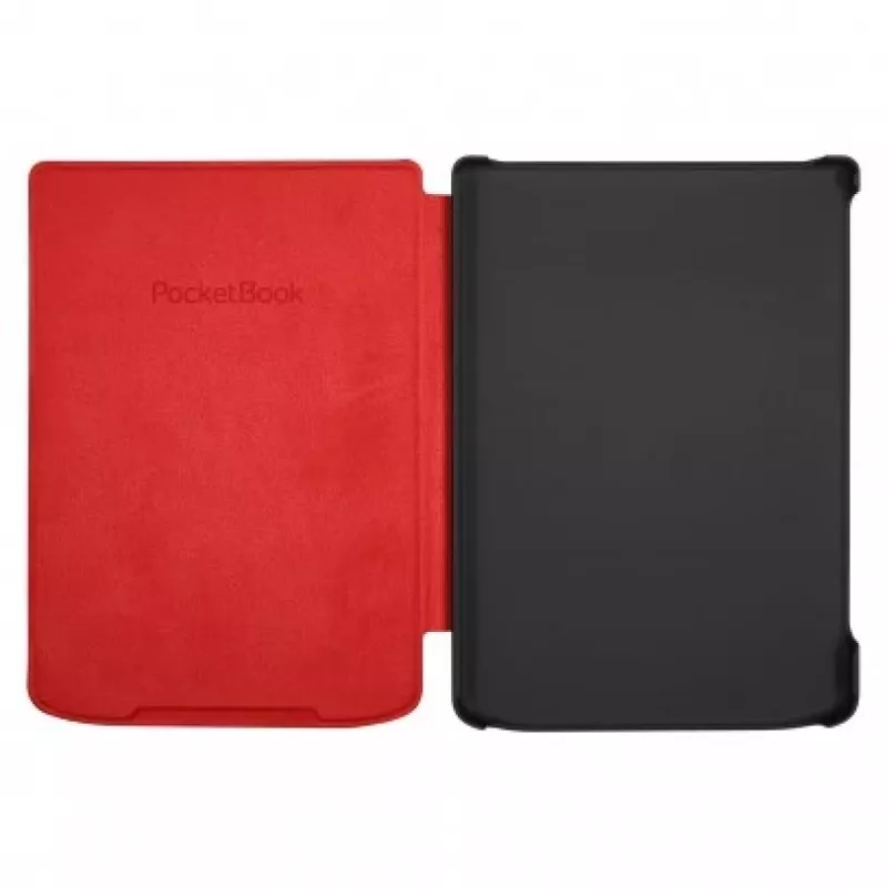 PocketBook H-S-634-R-WW Shell cover per Verse / Verse Pro da 15,2 cm (6 pollici), microfibra/PU, rosso