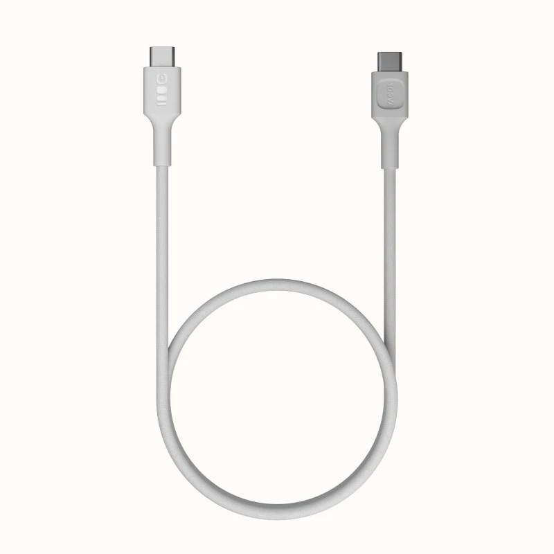 Cavo USB-C-USB-C PowerStream 100W intrecciato 1,2m bianco