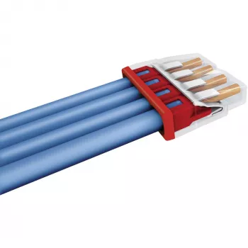 Connettore a morsetto Wago 4 poli 0,5–2,5 mm² 24 A 400 V
