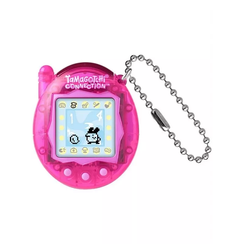 Animaletto virtuale portatile Bandai Tamagotchi Connection — rosa trasparente