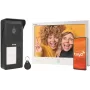 Videocitofono Eura VDP-49A3-2TY nero con supporto Wi-Fi, citofono con monitor interno