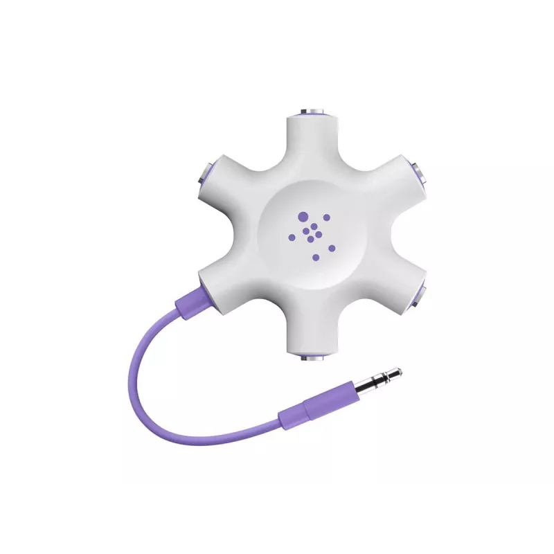 Belkin F8Z274BT - verde - bianco - 1x 3,5mm - 5x 3,5mm - maschio - femmina