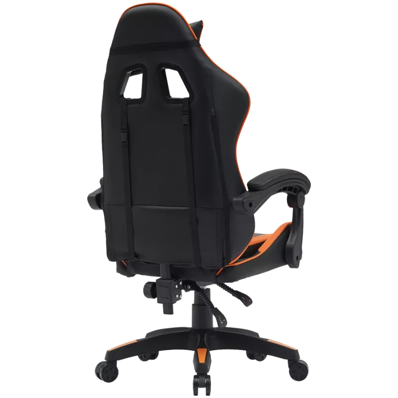 Sedia gaming CANYON Core SGCH2 nero arancione — design ergonomico, regolabile in altezza