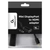 Gembird A-MDPM-HDMIF-02 Cavo adattatore Mini DisplayPort HDMI Type-A (standard) nero