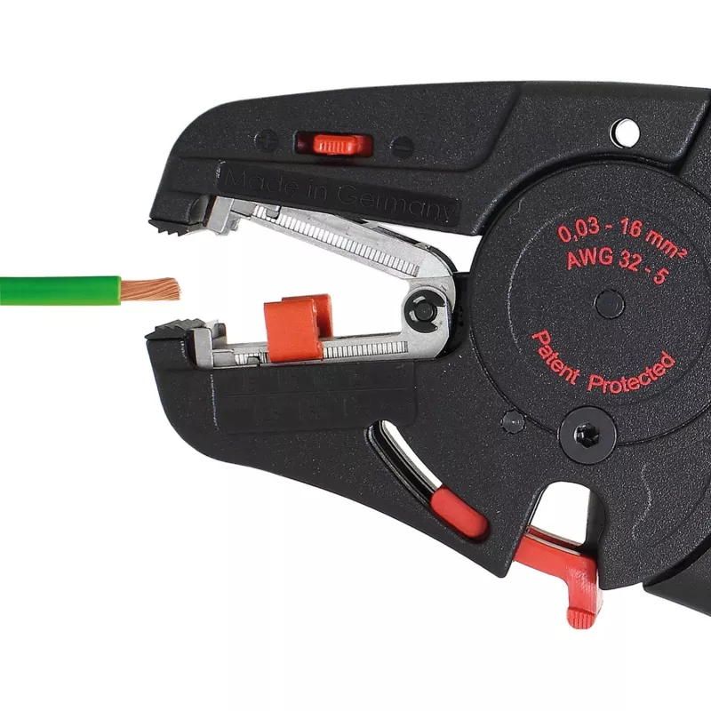 Spellafili automatico (nero/rosso, fino a 16mm²)